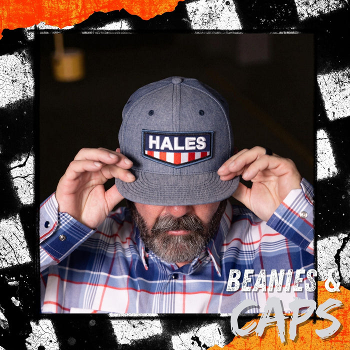 Hales Speed Shop | HSS Clothing | Hats | Beanies | Find your next favorite hat! Whether your shredding at the park or hanging out at a car show, we've got your dome covered.