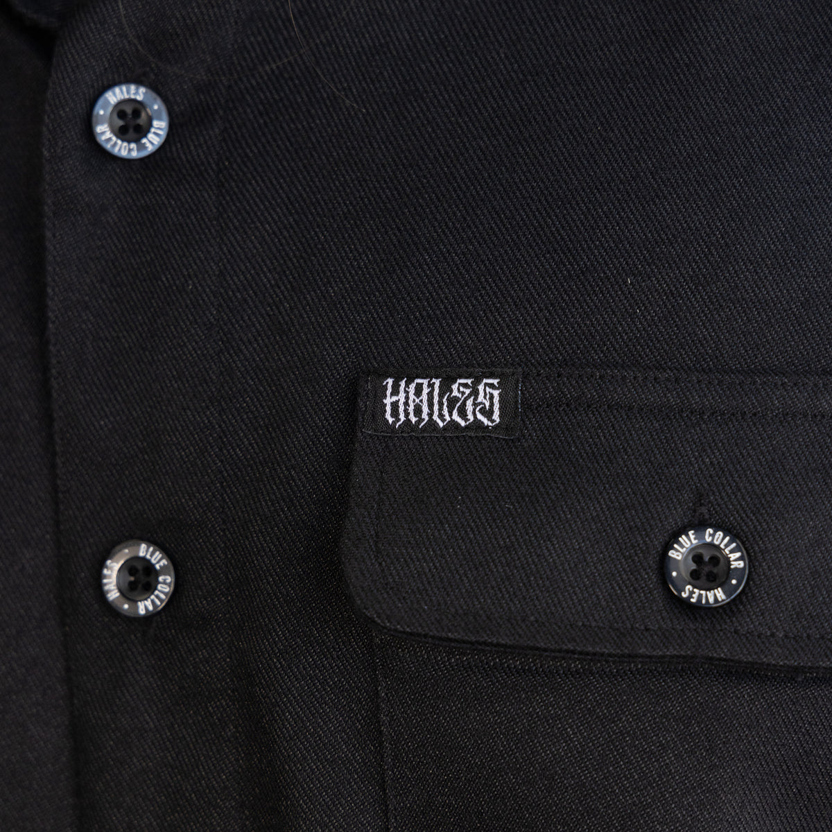 Blue Collar Short Sleeve Shirt - Black