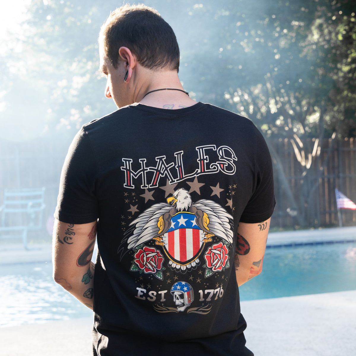 EST 1776 Unisex Tee - Black